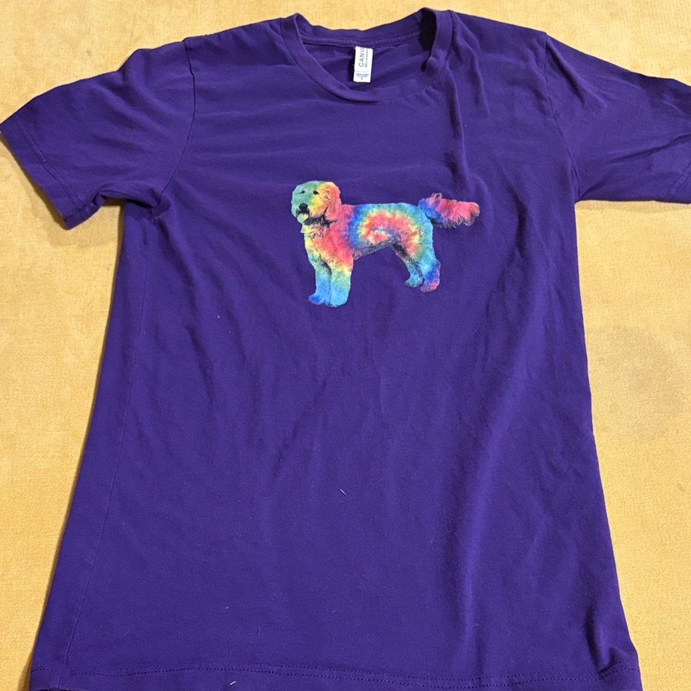 Bella Canvas Purple Doodle Tee